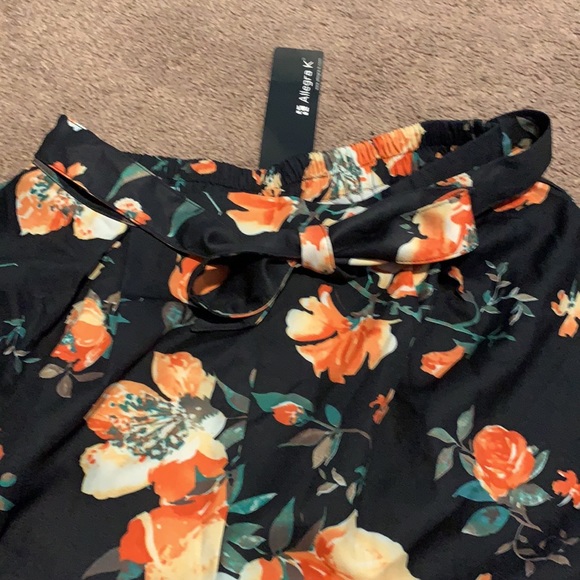 Allegra K Tie-waist Shorts - Picture 2 of 5